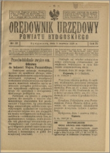 Orędownik Urzędowy Powiatu Bydgoskiego, 1926, nr 22