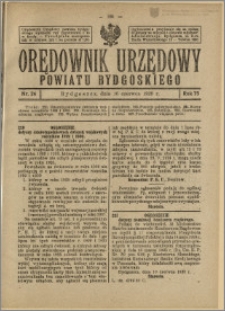 Orędownik Urzędowy Powiatu Bydgoskiego, 1926, nr 24