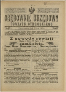 Orędownik Urzędowy Powiatu Bydgoskiego, 1926, nr 27