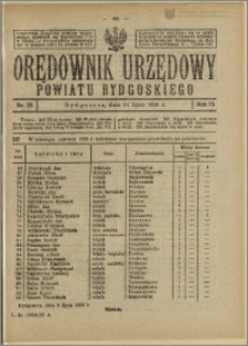 Orędownik Urzędowy Powiatu Bydgoskiego, 1926, nr 28