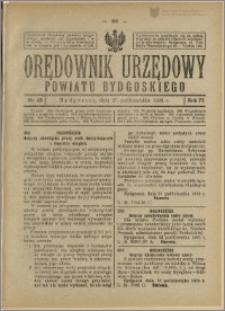 Orędownik Urzędowy Powiatu Bydgoskiego, 1926, nr 43
