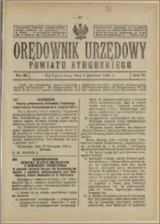 Orędownik Urzędowy Powiatu Bydgoskiego, 1926, nr 49