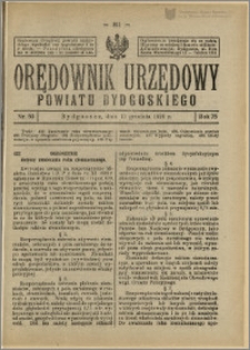 Orędownik Urzędowy Powiatu Bydgoskiego, 1926, nr 50