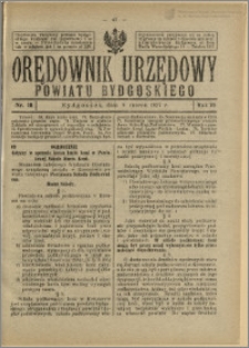 Orędownik Urzędowy Powiatu Bydgoskiego, 1927, nr 10