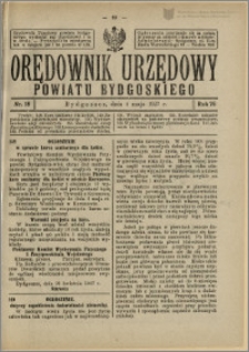 Orędownik Urzędowy Powiatu Bydgoskiego, 1927, nr 18