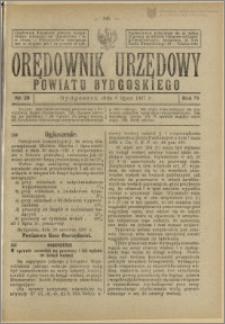 Orędownik Urzędowy Powiatu Bydgoskiego, 1927, nr 28