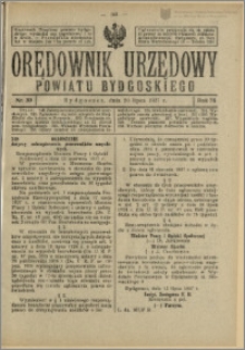 Orędownik Urzędowy Powiatu Bydgoskiego, 1927, nr 30