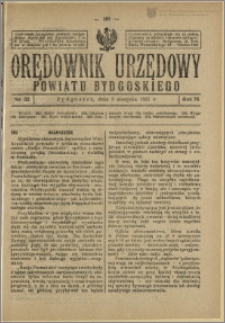 Orędownik Urzędowy Powiatu Bydgoskiego, 1927, nr 32