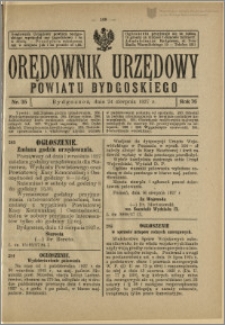 Orędownik Urzędowy Powiatu Bydgoskiego, 1927, nr 35