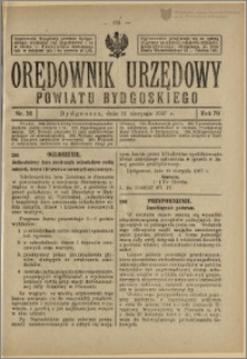 Orędownik Urzędowy Powiatu Bydgoskiego, 1927, nr 33