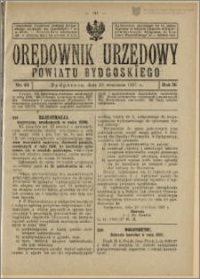 Orędownik Urzędowy Powiatu Bydgoskiego, 1927, nr 40