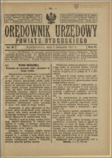 Orędownik Urzędowy Powiatu Bydgoskiego, 1927, nr 45