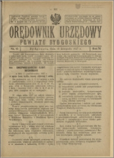 Orędownik Urzędowy Powiatu Bydgoskiego, 1927, nr 47