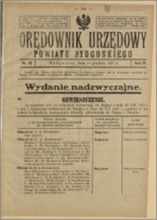 Orędownik Urzędowy Powiatu Bydgoskiego, 1927, nr 52