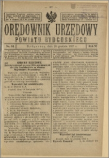 Orędownik Urzędowy Powiatu Bydgoskiego, 1927, nr 54