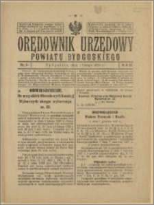 Orędownik Urzędowy Powiatu Bydgoskiego, 1928, nr 5
