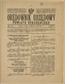 Orędownik Urzędowy Powiatu Bydgoskiego, 1928, nr 14