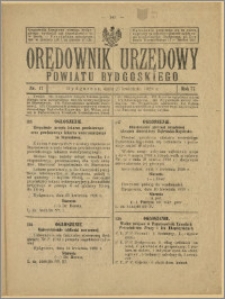 Orędownik Urzędowy Powiatu Bydgoskiego, 1928, nr 17