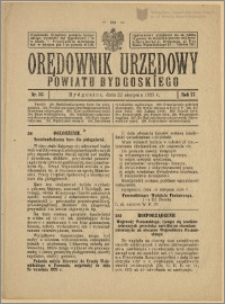 Orędownik Urzędowy Powiatu Bydgoskiego, 1928, nr 35