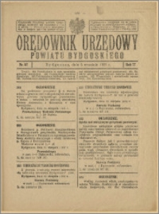 Orędownik Urzędowy Powiatu Bydgoskiego, 1928, nr 37