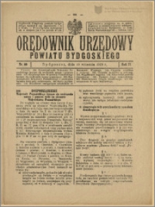 Orędownik Urzędowy Powiatu Bydgoskiego, 1928, nr 39
