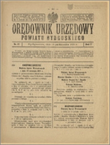 Orędownik Urzędowy Powiatu Bydgoskiego, 1928, nr 42