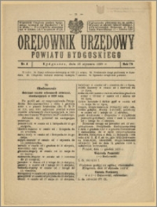 Orędownik Urzędowy Powiatu Bydgoskiego, 1929, nr 4