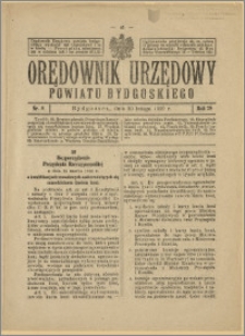 Orędownik Urzędowy Powiatu Bydgoskiego, 1929, nr 8