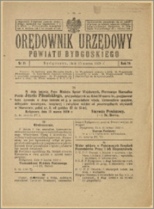 Orędownik Urzędowy Powiatu Bydgoskiego, 1929, nr 11