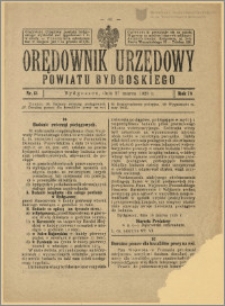 Orędownik Urzędowy Powiatu Bydgoskiego, 1929, nr 13