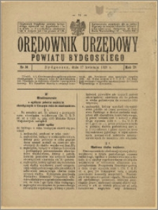 Orędownik Urzędowy Powiatu Bydgoskiego, 1929, nr 16
