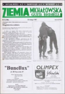 Ziemia Michałowska : Gazeta Brodnicka R. 1997, Nr 5 (160)