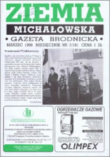 Ziemia Michałowska : Gazeta Brodnicka R. 1998, Nr 3 (181)