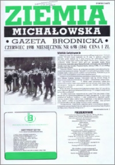 Ziemia Michałowska : Gazeta Brodnicka R. 1998, Nr 6 (184)