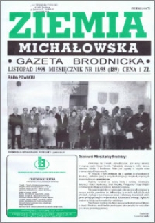 Ziemia Michałowska : Gazeta Brodnicka R. 1998, Nr 11 (189)