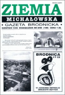 Ziemia Michałowska : Gazeta Brodnicka R. 1999, Nr 8 (198)