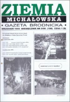 Ziemia Michałowska : Gazeta Brodnicka R. 1999, Nr 9 (199)