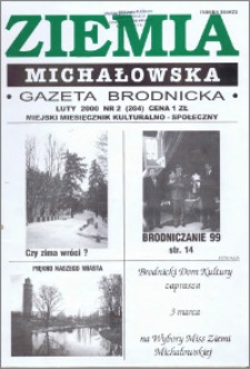 Ziemia Michałowska : Gazeta Brodnicka R. 2000, Nr 2 (204)