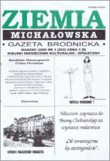 Ziemia Michałowska : Gazeta Brodnicka R. 2000, Nr 3 (205)