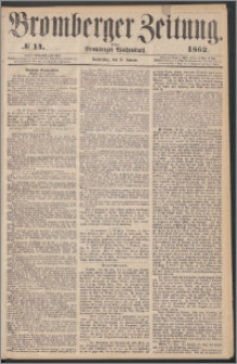 Bromberger Zeitung, 1862, nr 14
