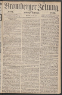 Bromberger Zeitung, 1862, nr 92