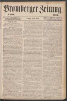 Bromberger Zeitung, 1862, nr 190