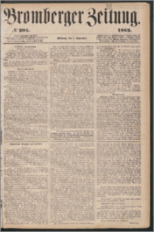 Bromberger Zeitung, 1862, nr 205