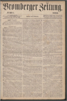 Bromberger Zeitung, 1862, nr 215