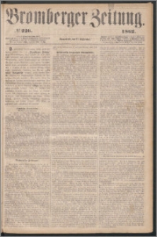 Bromberger Zeitung, 1862, nr 226