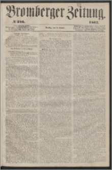 Bromberger Zeitung, 1862, nr 240