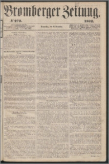 Bromberger Zeitung, 1862, nr 272