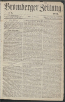 Bromberger Zeitung, 1863, nr 4