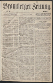 Bromberger Zeitung, 1863, nr 8