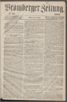 Bromberger Zeitung, 1863, nr 11